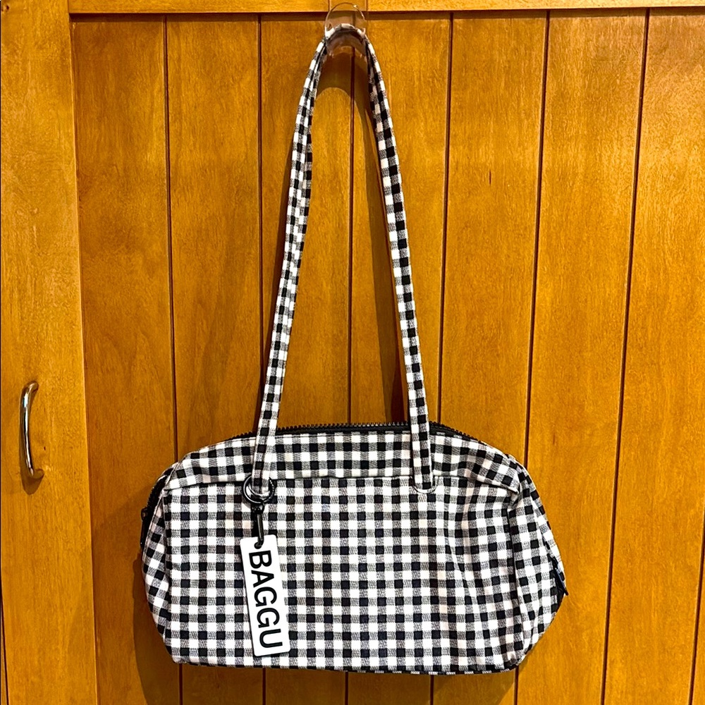 BAGGU Bowler Bag Gingham